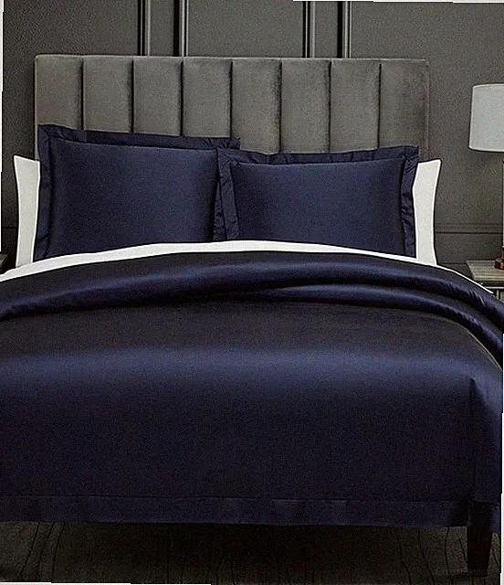 HiEnd Accents High Shine 3 Piece Duvet Cover Set New