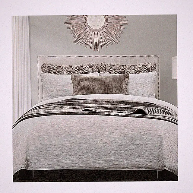 HiEnd Accents Porto Matelassé 3 Piece Comforter Set with Pillow Shams, King