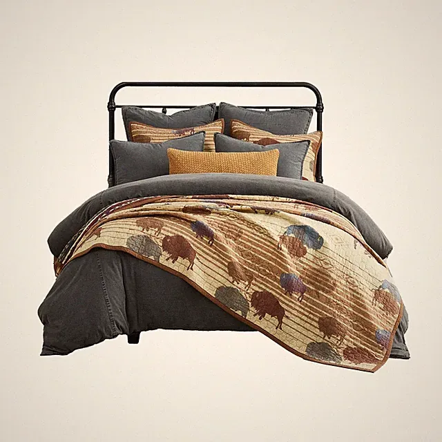 Paseo Road by HiEnd Accents Home on The Range Western Bedding 3 Piece Quilt S...